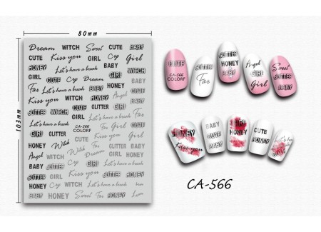 3D Nail Stickers - CA-566